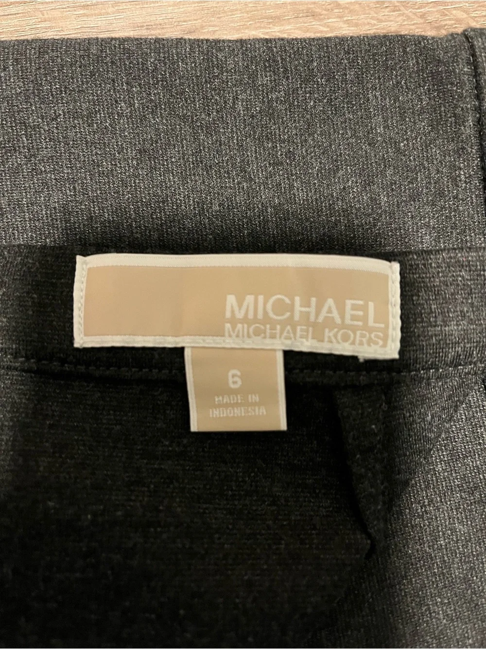 Michael Kors Charcoal Mini Pencil Skirt NWOT